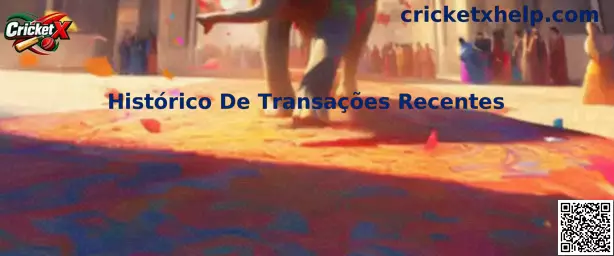 Histórico De Transações Recentes en Cricket X