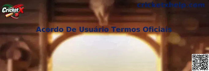 Cricket X Acordo De Usuário Termos Oficiais ilustración informativa y legal