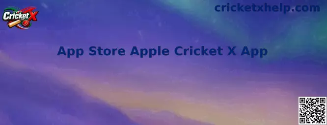 App Store Apple Cricket X App en dispositivos iOS