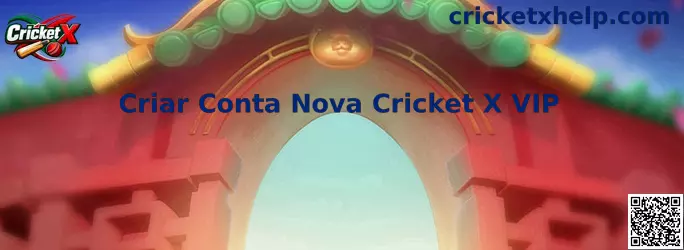 Criar Conta Nova Cricket X VIP guía visual